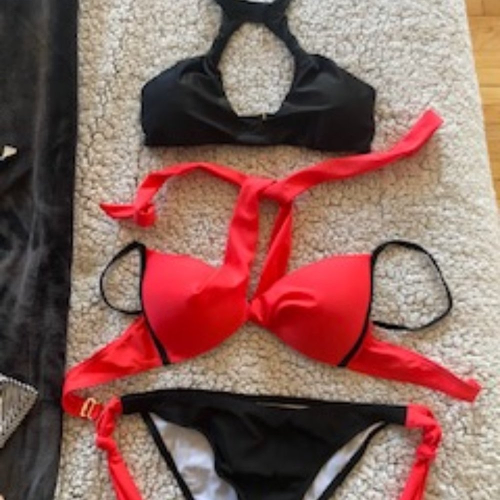 Black/Melon Bikini